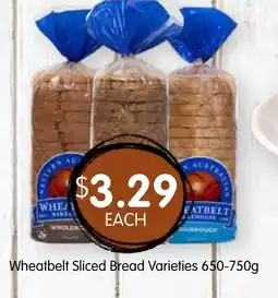Spudshed Wheatbelt Sliced Bread Varieties offer