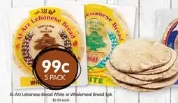 Spudshed Al-Arz Lebanese Bread offer