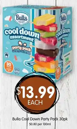 Spudshed Bulla Cool Down Party Pack offer