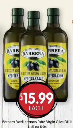 Spudshed Barbera Mediterraneo Extra Virgin Olive Oil offer