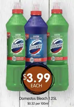 Spudshed Domestos Bleach offer