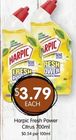 Spudshed Harpic Fresh Power Citrus offer