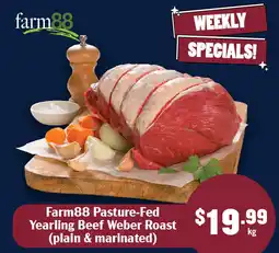 Tasman Butchers Farm88 Pasture-Fed Yearling Beef Weber Roast offer
