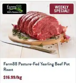 Tasman Butchers Farm88 Pasture-Fed Yearling Beef Pot Roast offer