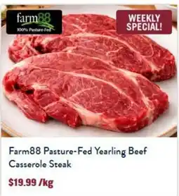 Tasman Butchers Farm88 Pasture-Fed Yearling Beef Casserole Steak offer