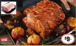 IGA Australian Boned and Rolled Pork Leg Roast offer