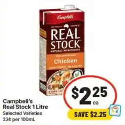 IGA Campbell's Real Stock 1 Litre offer