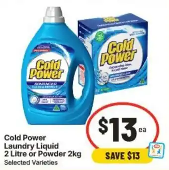 Cold Power Laundry Liquid