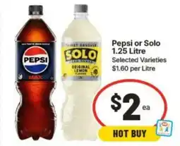 IGA Pepsi or Solo offer