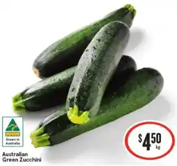 IGA Australian Green Zucchini offer
