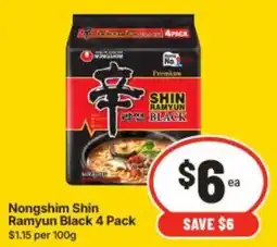 IGA Nongshim Shin Ramyun Black offer