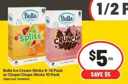 IGA Bulla Ice Cream Sticks offer