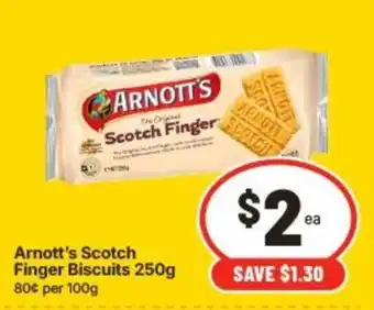 IGA Arnott's Scotch Finger Biscuits offer