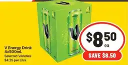 IGA V Energy Drink offer