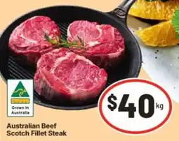 IGA Australian Beef Scotch Fillet Steak offer