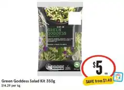 IGA Green Goddess Salad Kit offer