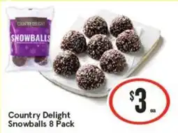 IGA Country Delight Snowballs offer