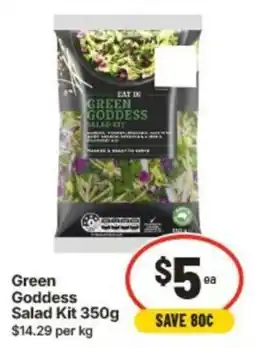 IGA Green goddess salad kit offer