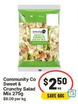 IGA Community co sweet & crunchy salad mix offer