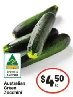 IGA Australian Green Zucchini offer
