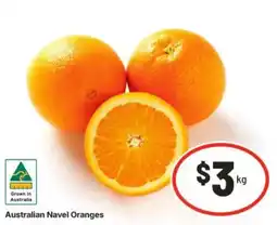 IGA Australian Navel Oranges offer
