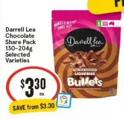 IGA Darrell Lea Chocolate Share Pack Selected Varieties offer