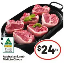 IGA Australian Lamb Midloin Chops offer
