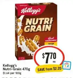 IGA Kellogg's Nutri-Grain offer