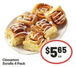 IGA Cinnamon Scrolls offer