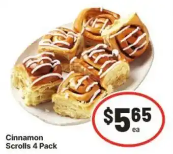 IGA Cinnamon Scrolls offer