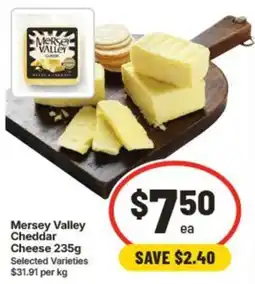 IGA Mersey Valley Cheddar Cheese offer