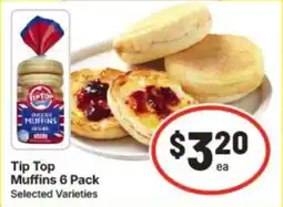 IGA Tip Top Muffins Selected Varieties offer