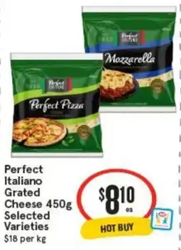 IGA Perfect Pizza Grated Cheese offer