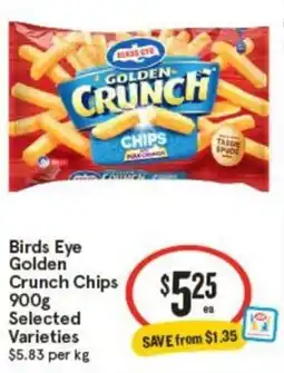 IGA Birds Eye Golden Crunch Chips offer