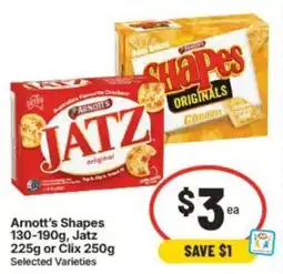 IGA Arnott's Shapes offer