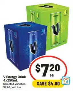 IGA V Energy Drink offer
