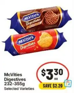 IGA McVities Digestives Selected Varieties offer