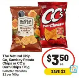 IGA The Natural Chip Co, Samboy Potato Chips or CC's Corn Chips offer