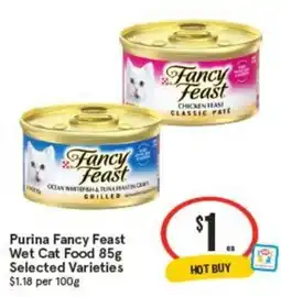 IGA Purina Fancy Feast Wet Cat Food Selected Varieties offer