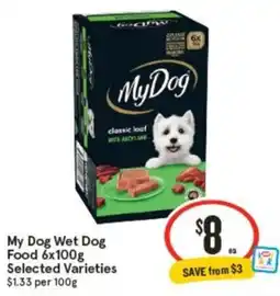 IGA My Dog Wet Dog Food offer