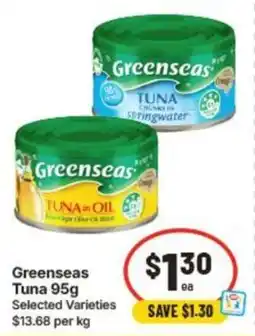 IGA Greenseas Tuna offer
