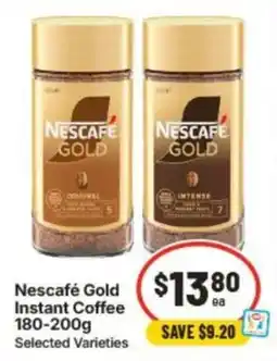 IGA Nescafe Gold Instant Coffee Selected Varieties offer