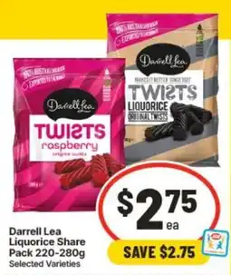 IGA Darrell Lea Liquorice Share Pack offer