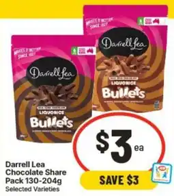 IGA Darrell Lea Chocolate Share Pack offer