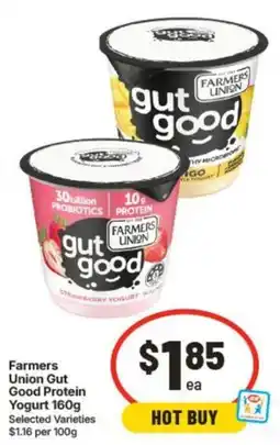 IGA Farmers Union Gut Good Protein Yogurt offer