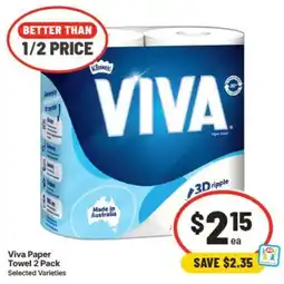 IGA Viva Paper Towel offer