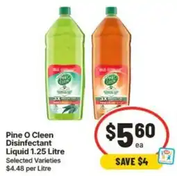 IGA Pine O Cleen Disinfectant Liquid offer