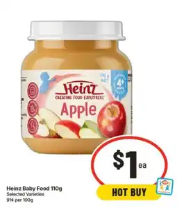IGA Heinz Baby Food offer