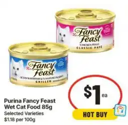 IGA Purina Fancy Feast Wet Cat Food offer
