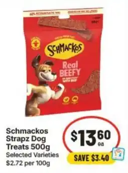 IGA Schmackos Strapz Dog Treats offer